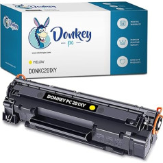 DONKEY PC 201X CF402X geltonos spalvos suderinama tonerio kasetė, skirta HP Color Laserjet Pro M252dw, M252n, M252, MFP M277dw, MFP M277n, MFP M277, MFP M277, MFP M274n, M274, 2 0000 puslapių Spausdinti.