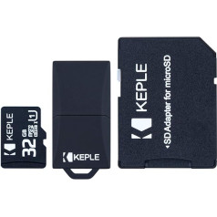 Карта памяти microSD 32 ГБ | Micro SD Совместимость с Nokia 7.2,6.2,4.2,3.2,2.2,X71,3.1, 1 Plus, 800 Tough, 2720 Flip, 220, 8.1/X7, 3.1 Plus, 7.1, 5.1 Plus/X5, 6.1 Plus/X6, 7 plus, 6.16 , 2.1, 8110 4G