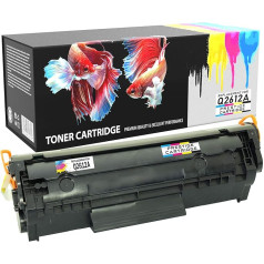 Prestige Cartridge Q2612A 12A Kompatible Tonerkartusche für HP LaserJet M1005 MFP M1319F MFP 1010 1020 Plus 3052 3055 Canon LBP-2900 LBP-3000 - 1 Schwarz