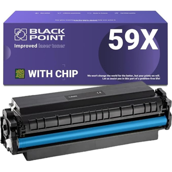 BLACK POINT toneris, suderinamas su HP 59X CF259X HP 59A CF259A [su lustu] - juodas, skirtas HP Laserjet Pro MFP M428dw Laserjet Pro MFP M428fdn Laserjet Pro M428fdw Laserjet Pro M428fdw Laserjet Pro M404dn Laserjet Pro M404dw