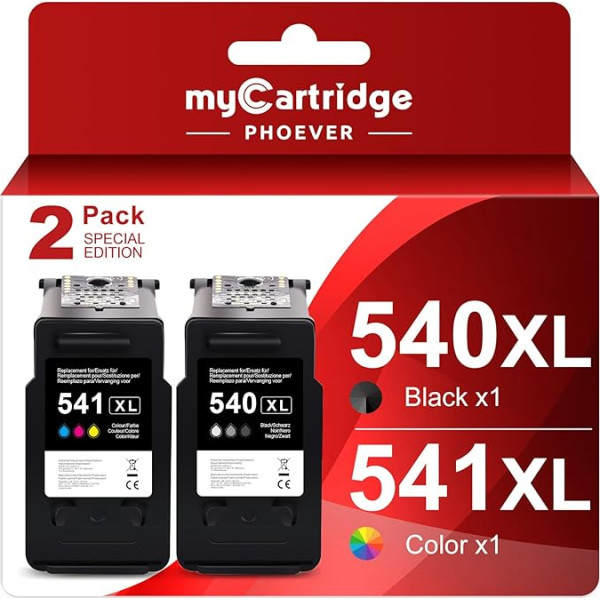 MYCARTRIDGE Phoever 540XL 541XL kasetės suderinamos su 