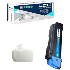 LCL saderīga tonera kasetne TK590 TK-590 TK590C TK-590C TK-590C (1 Cyan), kas paredzēta Kyocera ECOSYS M6526cdn P6026cdn M6026cdn M6500 sērijas M6026cdn M6500 sērijas M6026cidn M6526cidn M6000 FSeries S-C252 6MFP 2026MFP plus