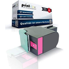 Print-Klex Tonerkartusche kompatibel für Lexmark CX317 CX317dn CX417de CX517de 71B20M0 71B0030 Rot Magenta - Office Line Serie