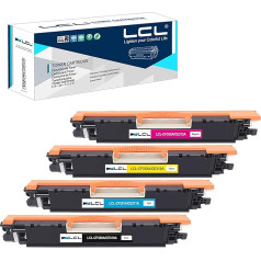 LCL atjaunots toneris 126A 130A CE310A CE311A CE312A CE313A CF341A CF350A CF351A CF352A CF353A (Schwarz Cyan Magenta Gelb) Kompatible zu HP Laserjet Pro CP1020 CP1025 CP1025nw 100 MFP M175 M175nw