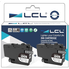 LCL suderinama rašalo kasetė LC-426 LC-426 LC-426BK LC426BK (2 juodos spalvos) Suderinama su Brother MFC-J4335DW MFC-J4340DW MFC-J4535DW MFC-J4540DW MFC-J4540DW MFC-J4540DWXL