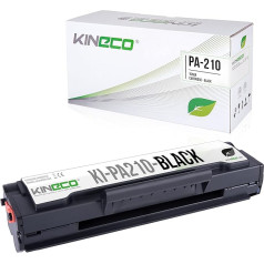 Kineco PA-210 PA210 toneris, saderīgs ar Pantum P2502W P2500W M6550NW M6550NW M6500W M6558NW M6608NW M6600NW, 1 600 lappuses melns