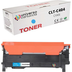 universo cartuccia® CLT-C404S, ST966A, CYAN Toneris saderīgs ar Samsung LaserJet Xpress Color Series C430, C432, C433, C480, C482, C483, (CLT-C404S CYAN)