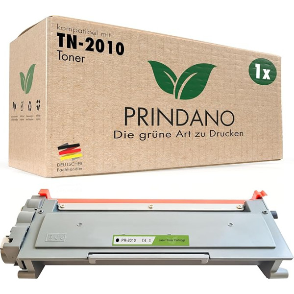 Prindano 1 Toneris saderīgs ar Brother TN-2010 | DCP-7055 DCP-7055W DCP-7057 DCP-7057E HL-2130 HL-2130R HL-2132 HL-2132R HL-2135W