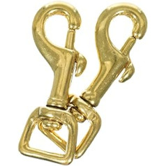 Craft County (Brass Trigger Clip Carabiner Hook - Sizes from 1/4, 3/8, 1/2, and 3/4