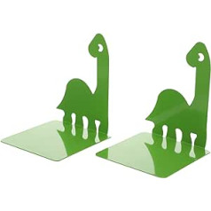Dinozauru grāmatu skapji Metāla Dzīvnieku grāmatu gali Bērnu grāmatu turētājs Beigas Albumi Beigas Statīvi Skolas Grāmatu Statīvs Galds Galda dekors Zaļš