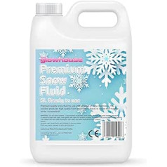 The Glowhouse 5L Premium Snow Fluid Artificial Snow Machine Liquid