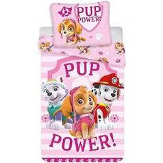 Jerry Fabrics Paw Patrol Pup Power Single Cotton Cover Set