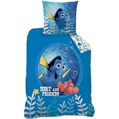 Disney Nemo Dory and Friends 043631 Gultas komplekts Kokvilna – Renforce 135 x 200 + 80 x 80 cm