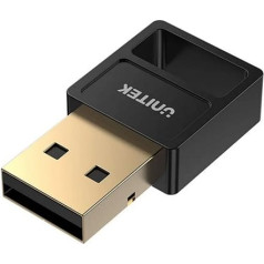 Bluetooth adapteris 5.3 ble usb-a melns