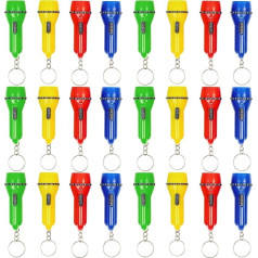 THE TWIDDLERS Torch Keyring for Children – Ideal as Party Bags & Gift – Children's Birthday Giveaway, Camping, Outdoor Safety (48)