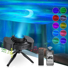 YGiTK LED Starry Sky Projector, Night Light Projector Children, 350° Rotation Star Projector with Remote Control/Speaker/Timer, Galaxy Projector, Starry Sky for Room, Party Decoration