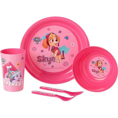 PAW PATROL 4620BL-5886 Breakfast/Lunch and Dinner Set, Pink