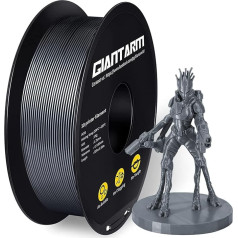 GIANTARM PETG gija 1,75 mm sidabrinė 3D spausdintuvams 1 kg ritė