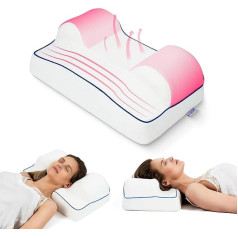 MKS. Anti-Ageing Memory Foam spilvens - cīnās pret grumbām, pinnēm un novecošanos, papildu bambusa pārvalks, mierīgam miegam.