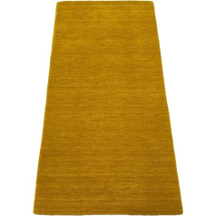 Uni Gold Gabbeh paklājs 100% vilnas stelles 70 x 140 cm roku darbs