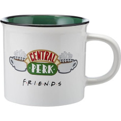 Pyramid International Friends Krūzītes un atslēgu piekariņu komplekts dāvanu kastītē (Central Perk Design) 11oz keramikas krūzīte un austs atslēgu piekariņš Official