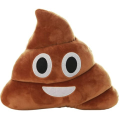 IRunningSystem BeyondTreasure šihaufen spilvens Emoticon Gadžeta plīša rotaļlieta Fun Cushion 30 cm (Brown (45 cm)