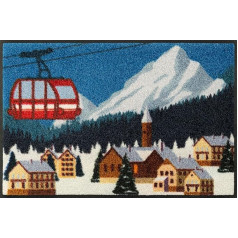 mazgāt+dry Alpine Mood Doormat 50 x 75 cm Mazgājams lietošanai iekštelpās un ārpus telpām