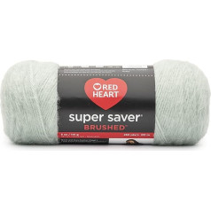 Red Heart Super Saver Brushed Teal Paste dzija - 3 iepakojumi pa 140g - Akrils - 4 vidējie (ķemmdzija) - 220 metri - Adīšana / tamborēšana