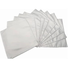 Veciado 40x40cm balts sublimācijas spilvens siltuma pārneses papīrs 10 Pack