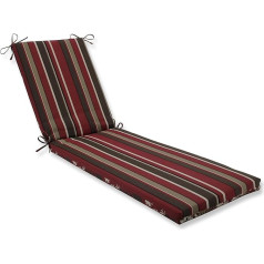 Spilvens Perfect Indoor/Outdoor Cushion Floral Reversible Red/Brown, Multi, 80 collu. L x 23 collas. W x 3 col. D