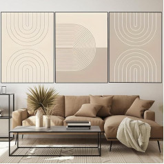 WZXGHE Abstract Pictures, Modern Nordic Pictures Lines Art Prints Plakāts, dzīvojamā istaba, guļamistaba, Dekoratīvie plakāts, bez rāmja (W 3 x 50 x 70 cm)