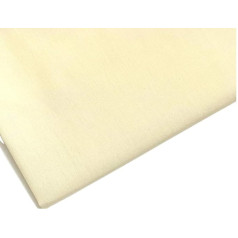 Plain Cream kokvilnas maisījums audums 44