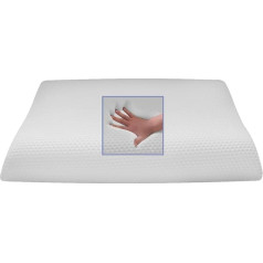 Viskoelastiskais spilvens Viskoelastiskais kakla spilvens Viskoelastiskais kakla atbalsta spilvens Viskoelastiskais viļņu spilvens 80 x 40 x 11 cm ar uzgaļiem Memory Foam miega spilvens Mīksts spilvens