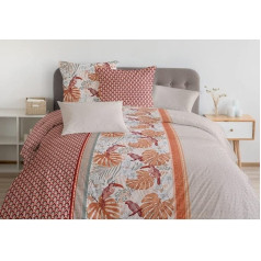 Home Linge Passion, 3 daļu sega - 100% kokvilna - 57 pavedieni/cm² - 220 x 240 cm - Cerrado Terracota