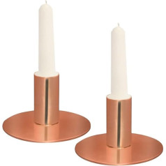 BOLD & DIVINE Copper Rose Gold Dekoratīvais tapera sveču turētājs Kāzu vakariņu ballīšu dekorēšana