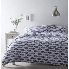 Portfolio Home Cove Reversible Single Duvet Set, zils