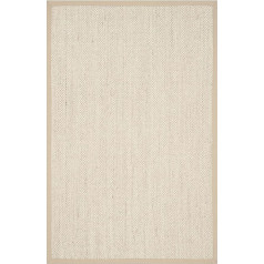 SAFAVIEH Natural Fibre Collection Rug for Living Room, Dining Room, Bedroom, Short Pile, Natural, 76 x 122 cm