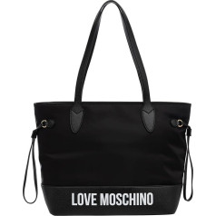 Love Moschino Sieviešu iepirkumu soma Black, melna, melna