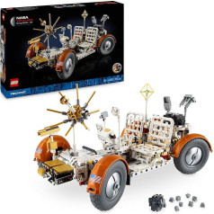 LEGO Technic NASA Apollo Lunar Roving Vehicle (LRV), Mēness rovera modelis pieaugušajiem; kolekcionējams kosmosa modelis zinātnes entuziastiem, dāvanas pieaugušajiem 42182