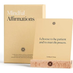 Intelligent Change Intelligent Change Mindful Affirmation Cards 52 Deck - iknedēļas pozitīvas afirmācijas pašcieņai un stresa mazināšanai - mantras un meditācijas rīki -