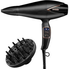 BaByliss Salon Air Brilliance D665E matu žāvētājs ar digitālo motoru