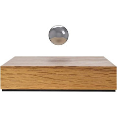 FLYTE, Buda Ball Floating Oak Base Ball Oak/Chrome Decorative Object 18484