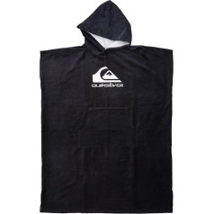 Quiksilver Hoody Towel - Sērfotāju pončo vīriešiem Black