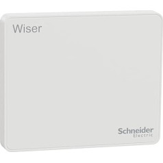 Schneider Electric CCT501801 Wiser Smart Home Hub kontrolieris (2. paaudzes), bezmaksas lietotnes vadība uz vietas vai attālināti, saderīgs ar Alexa un Google Assistant, balts