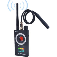 LUNEIE Kļūdu detektors, Slēpto kameru detektors, Slēpto kameru meklētājs, Kļūdu meklētājs, Anti Spy Anti Recording detektors, RF Wireless GSM Tracker, meklētājs, pārtveršanas ierīces, bezvadu kameras mājai,