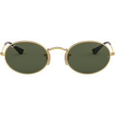 Ray-Ban Unisex saulesbrilles ar ovāliem plakaniem lēcām