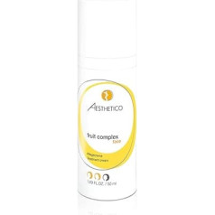 AESTHETICO Fruit Complex, 50 ml - maigs augļskābju krēms jutīgai ādai, stimulē šūnu atjaunošanos, nomierina un izlīdzina, ar zaļās tējas un mimozas ekstraktu, ideāli piemērots nobriedušai ādai.