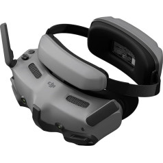 DJI Goggles 3, FPV brilles ar satriecošiem Micro-OLED ekrāniem, aizraujoša lidojuma pieredze, O4 HD video pārraide, regulējami dioptriju rādītāji, bezvadu straumēšana, dronu brilles