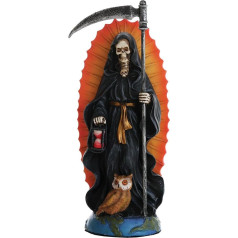 Pacific Giftware Santa Muerte Saint of Holy Death Standing Religious Statue 7.25 Inch Black Magic Protection Santisima Muerte Sculpture