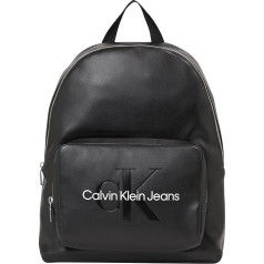 Calvin Klein Jeans Women's Large Backpack - Black (Fashion Black), One Size, Black Fashion Black